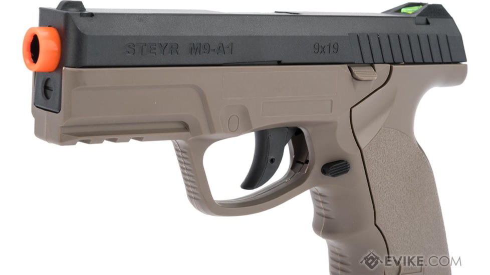 Action Sport Games Evike.com Exclusive ASG Steyr M9A1 Non-Blowback Pistol, Special Edition, Dark Earth, 50142
