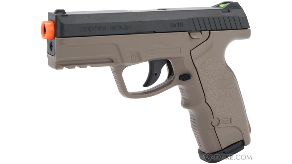 Action Sport Games Evike.com Exclusive ASG Steyr M9A1 Non-Blowback Pistol, Special Edition, Dark Earth, 50142