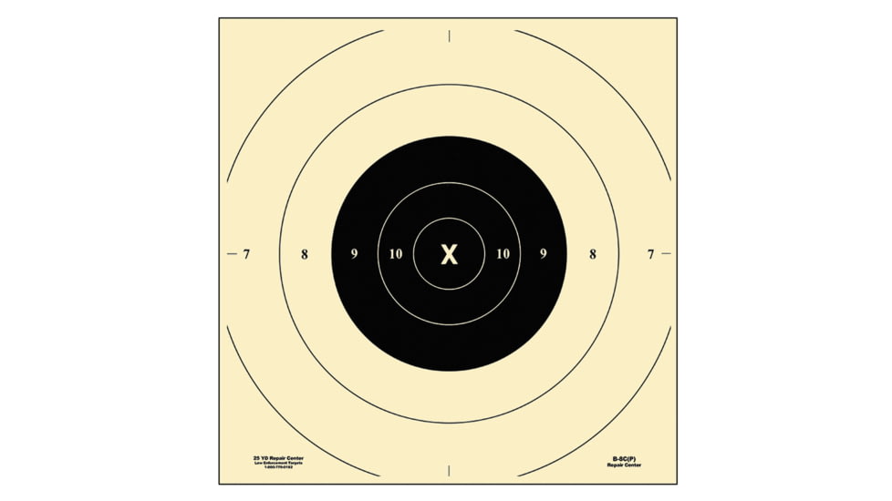 Action Target B-8CP100 B-8C 25-Yard Replacement Center Paper 10.50 X 10.5