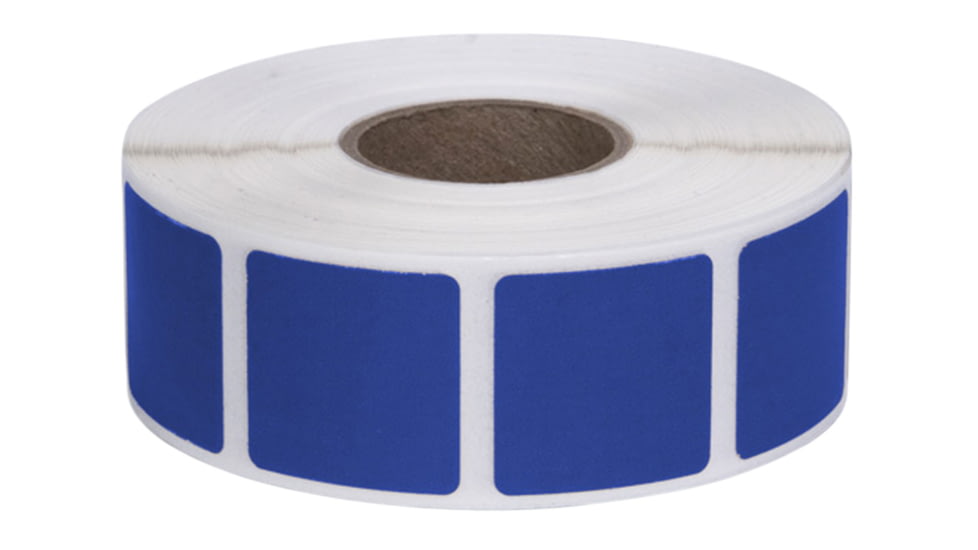 Action Target PAST/TXBL Square Target Pasters 1000 Per Box Pasters Blue