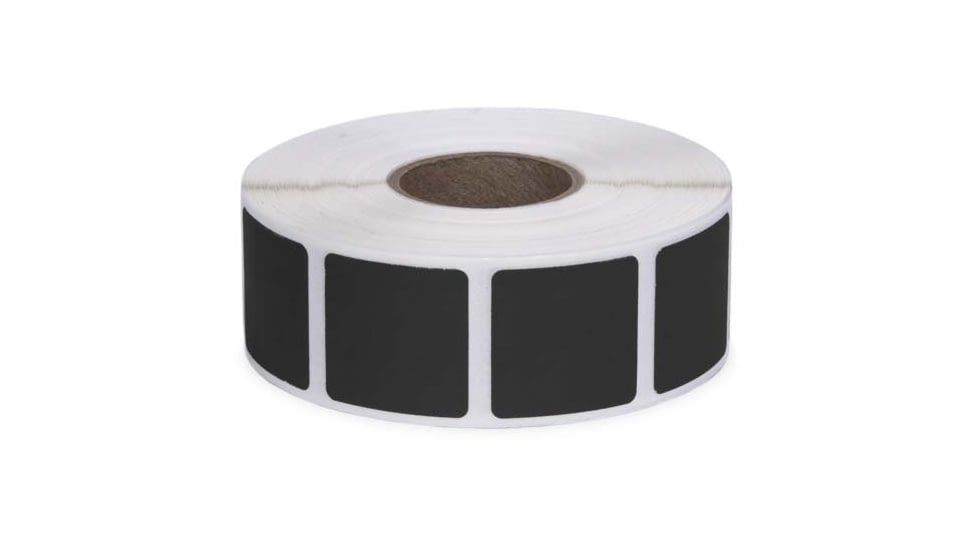 Action Target Self-Adhesive Target Pasters 3/4 Inch Square 1,000 Per Roll, Black, NRA-SR-1