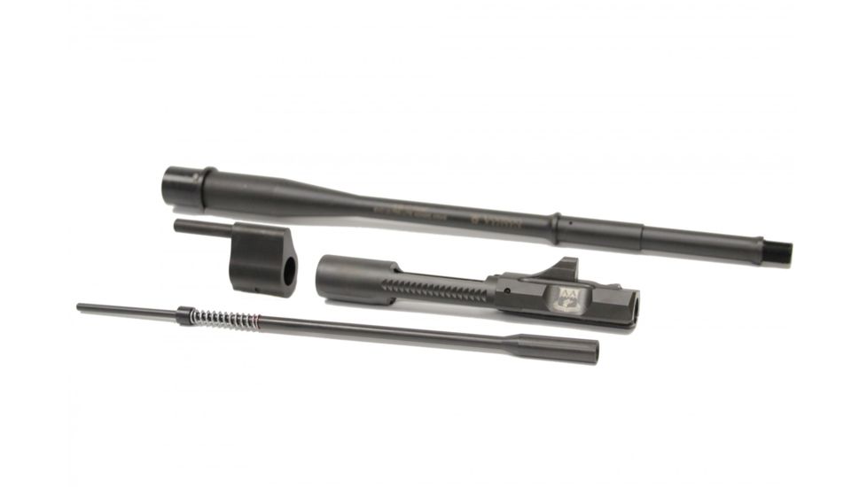 Adams Arms .625 MID Micro Non-adjustable Piston Kit with FREE 14.5in Barrel, Black, MID, FBAA-03003