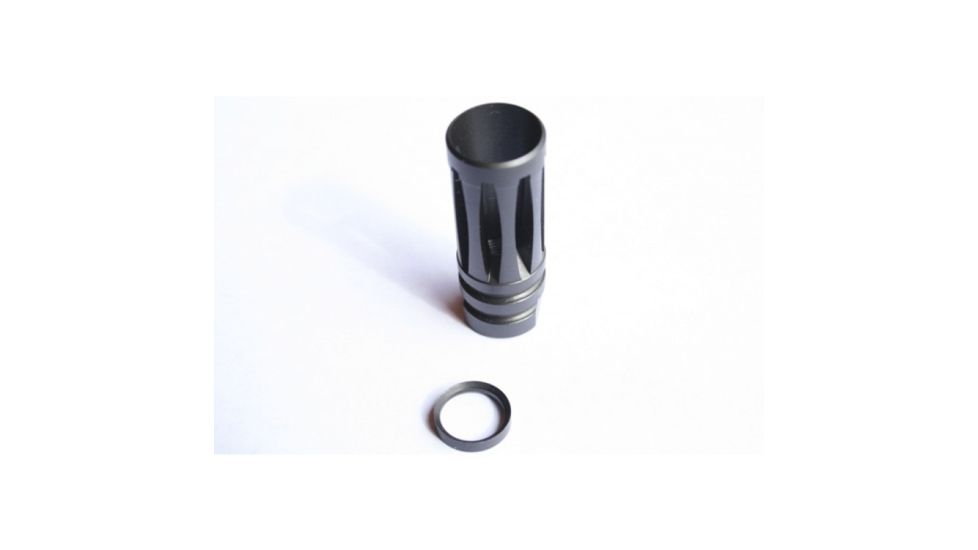 Adams Arms VDI Manimal Extended A2 Flash Hider, Used for Barrels Needing Pinned/Welded Muzzle Devices, Black FGAV-10082