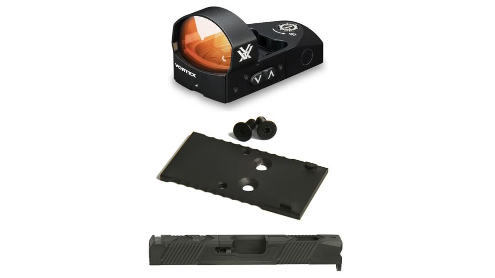 Adams VS19 Glock 19 Slide w/ Vortex Venom 3 MOA and Adapter Plate