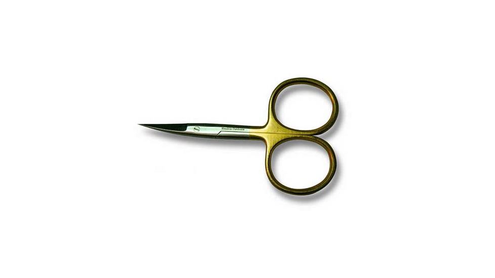 Adamsbuilt All Purpose Scissor, Curved, Gold, 4in 730026