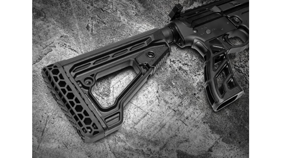 Adaptive Tactical Arkus AR Rifle Stock - Mil-Spec, Black, AT02014