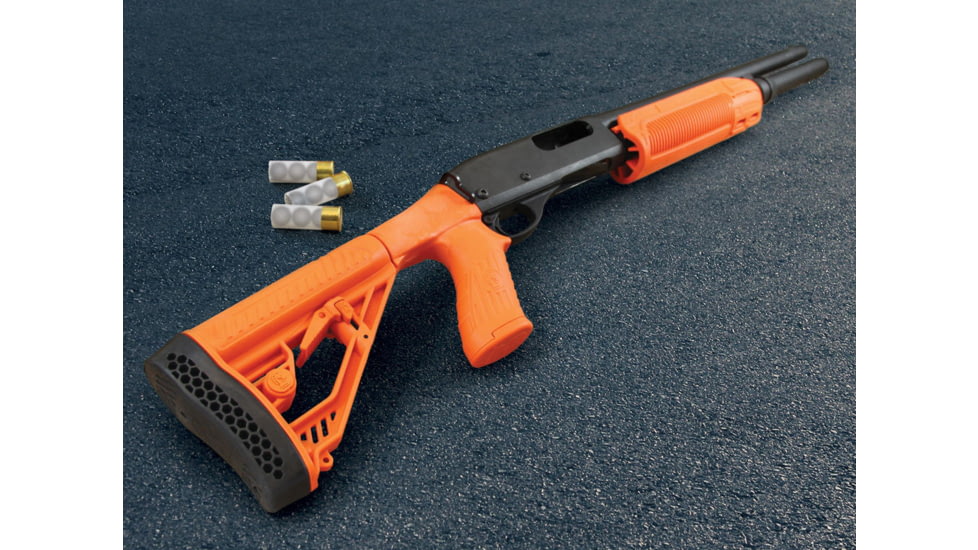 Adaptive Tactical EX Performance Less Lethal Polymer Forend &amp; Adjustable Shotgun Stock for Remington/Mossberg