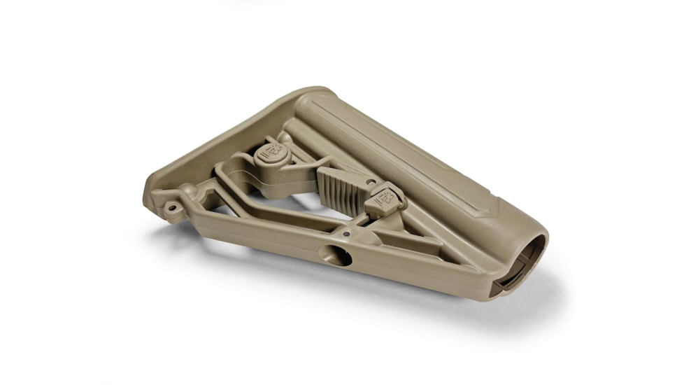 Adaptive Tactical EX Performance Adjustable AR Rifle Stock Lite, Mil Spec, Flat Dark Earth, AT-02013-E