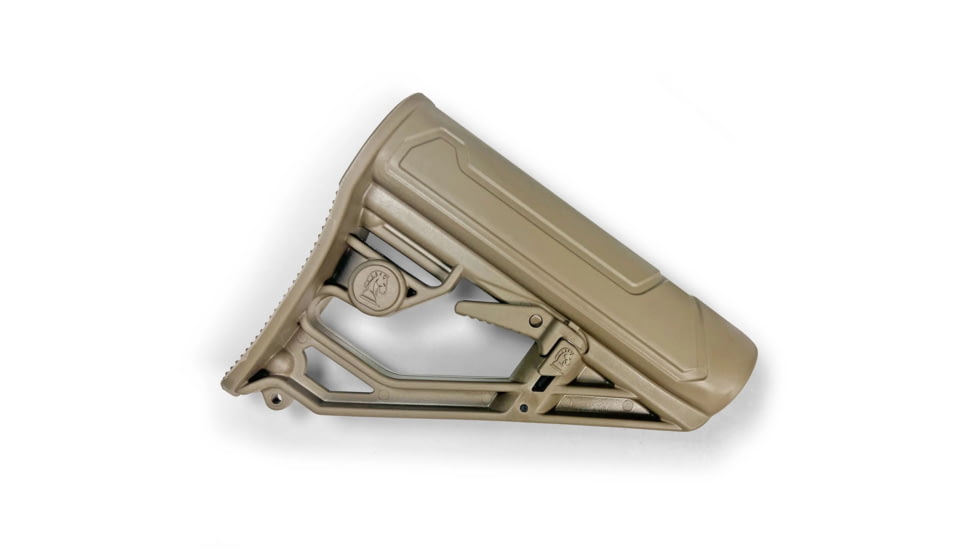 Adaptive Tactical EX Performance Adjustable AR Rifle Stock Lite, Mil Spec, Flat Dark Earth, AT-02013-E