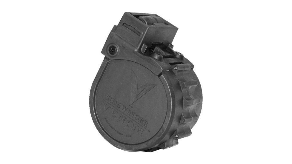 Adaptive Tactical Sidewinder Venom 10-Round 12 Gauge Rotary Magazine, Black, AT-00902, EDEMO1