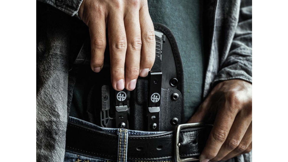 Adaptive Tactical OMNICARRY HOFTAC Holster IWB Black Belt Clip Mount Right Hand, HT01005L