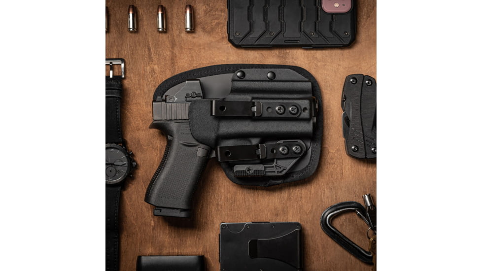 Adaptive Tactical Omnicarry Hoftac, Inside Waistband Holster, Fits 1911/2011, Kydex, Black, Right Hand, HT-01003-R