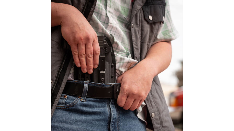 Adaptive Tactical Omnicarry Hoftac, Inside Waistband Holster, Fits 1911/2011, Kydex, Black, Right Hand, HT-01003-R