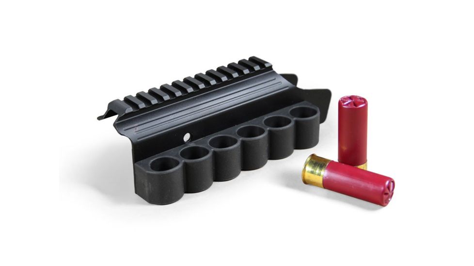 Adaptive Tactical Saddle Mount Shell Carrier - Remington 870/1100/1187, 12Ga, Black, AT-06100-R, EDEMO1