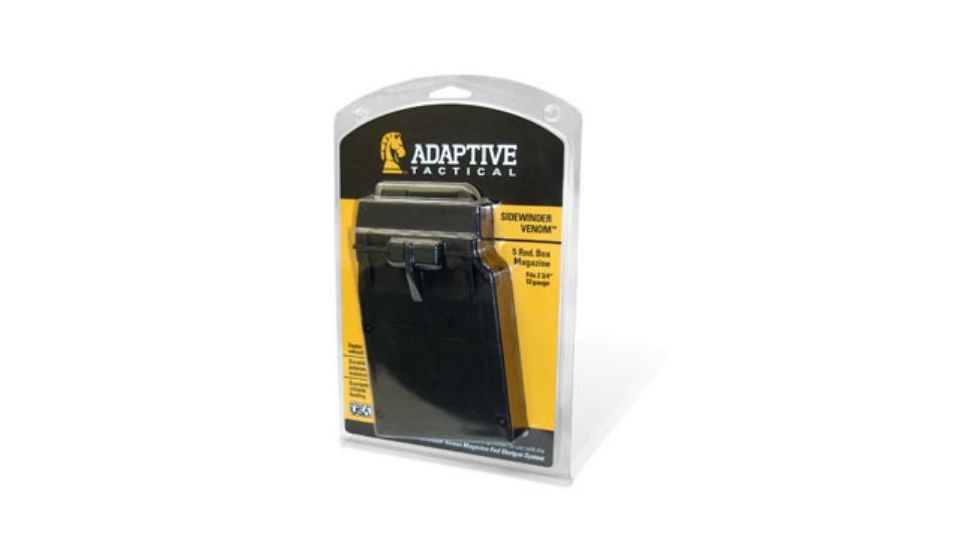 Adaptive Tactical Sidewinder Venom 5rd Box Magazine, Black, AT-00901-5RD