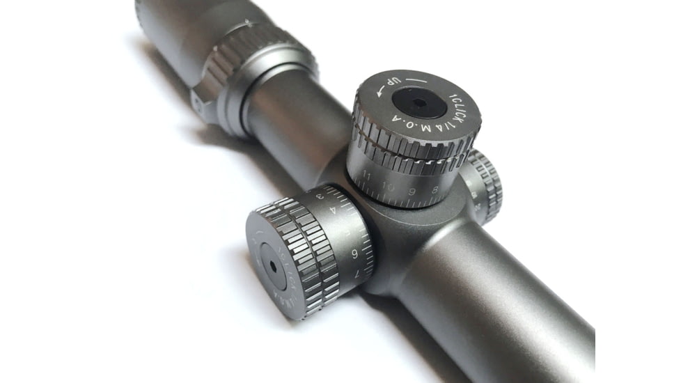 ADE Advanced Optics 3-12x40mm Rifle Scope, 30mm Tube, Second Focal Plane (SFP), Crosshair Reticle, Matte, Titanium, Titanium3-12X40