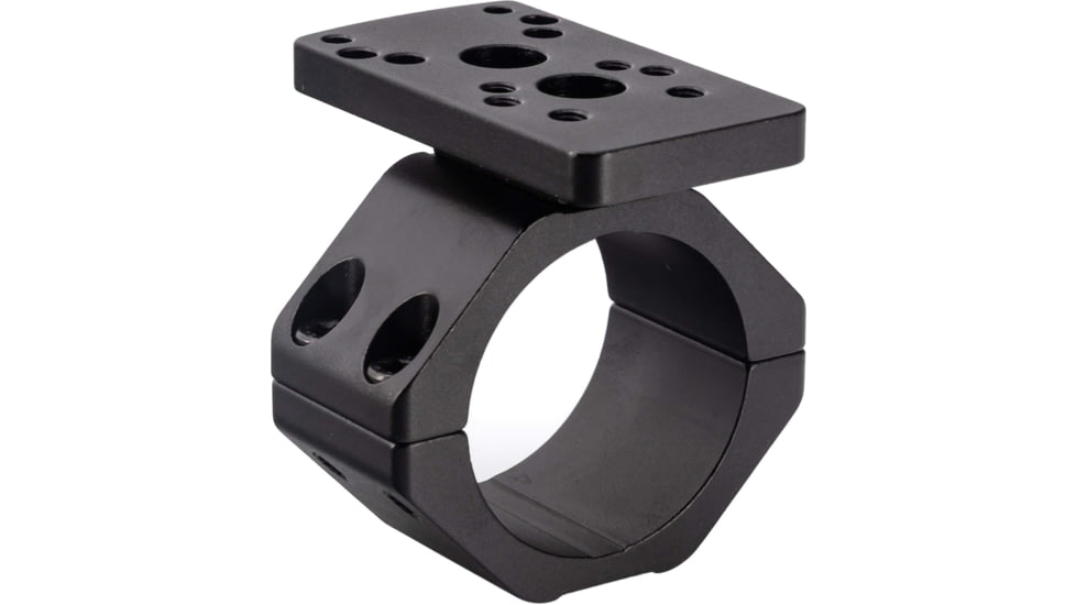ADE Advanced Optics 34mm Piggyback Universal Fit Red Dot Riflescope Ring, Black, HM10