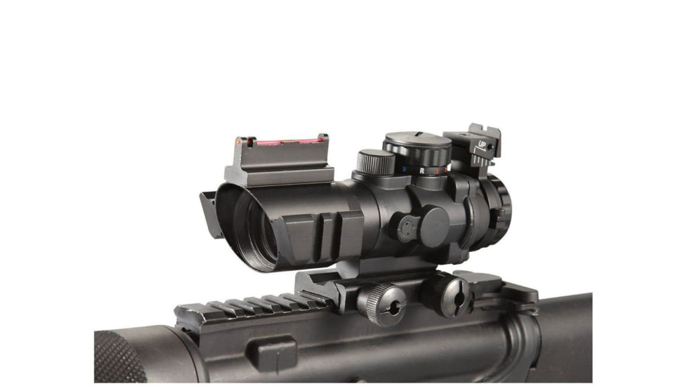 ADE Advanced Optics 4x32mm Rifle Scope, 32mm Tube, BDC Reticle, Black, 4x32