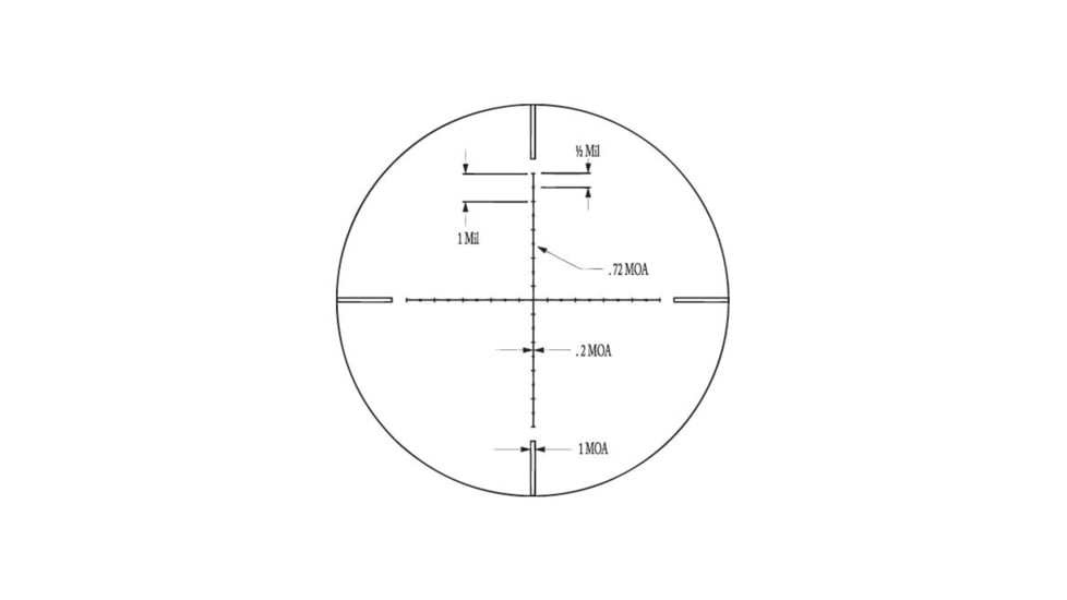 ADE Advanced Optics 6-25x56mm Long Range Rifle Scope, 35mm Tube, Mil-Dot Bar Reticle, Matte, Black, 6-25X56SF