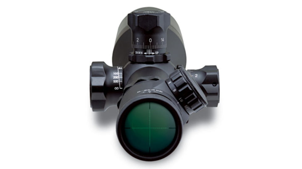 ADE Advanced Optics 6-25x56mm Long Range Rifle Scope w/ Illuminated Reticle, 35mm Tube, Glass Etched Mildot Bar Reticle, Matte, Black, 6-25X56SFIR