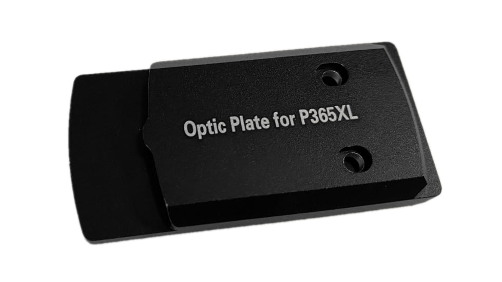 ADE Advanced Optics Adapter/Mounting Plate for Red Dot Sight, Sig Sauer P365XL/P365X/Vortex Venom/Viper/Burris Fastfire/Sightmark Minishot, Black, P365XL Plate