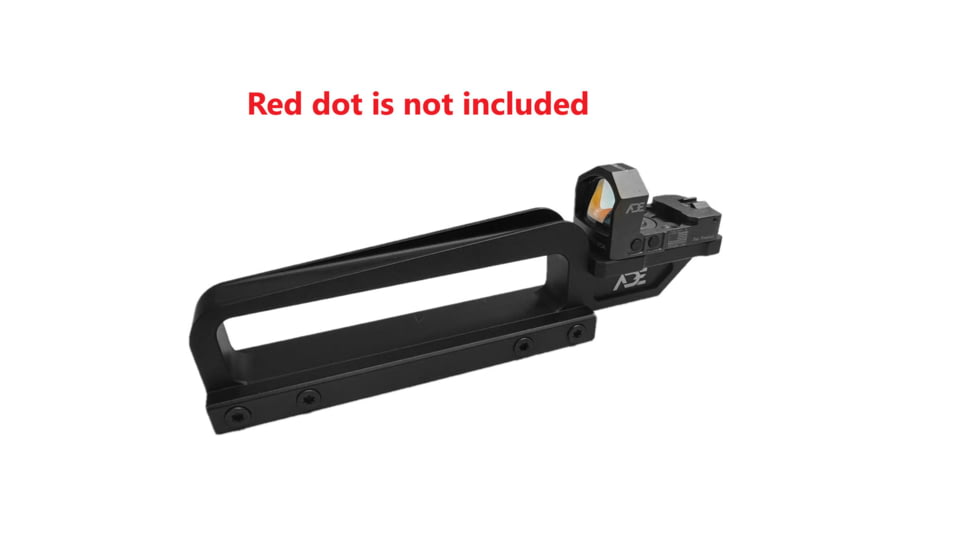 ADE Advanced Optics AR15 Carry Handle with Integrated Universl Red Dot Mount, Black, STB-Universal