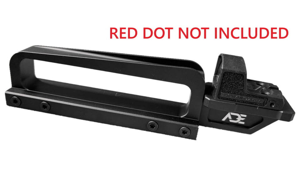 ADE Advanced Optics AR15 Carry Handle with Integrated Universl Red Dot Mount, Black, STB-Universal