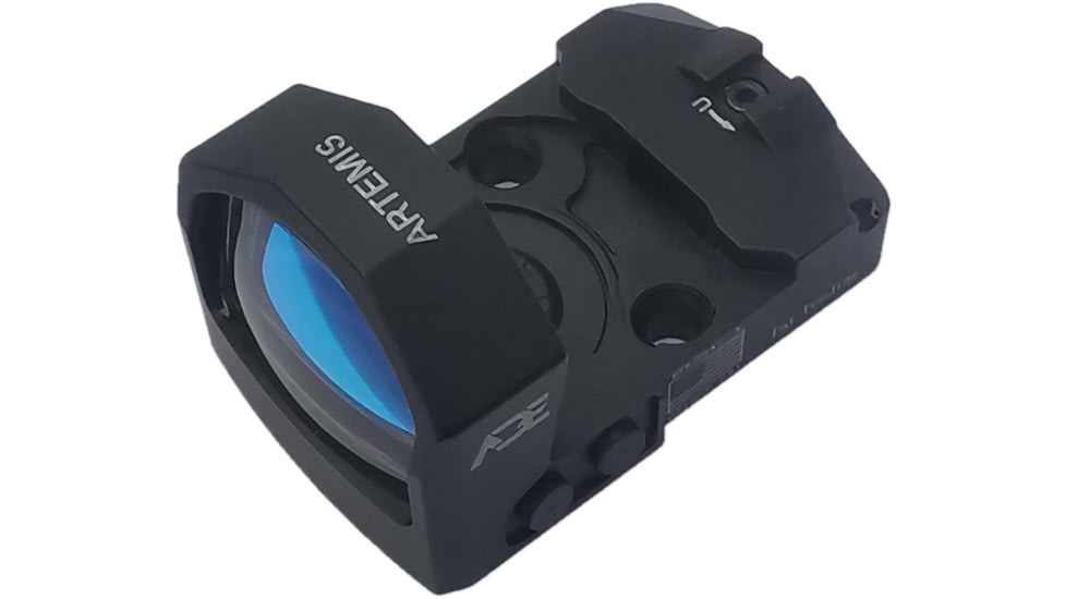 ADE Advanced Optics RD3-022 Pro Artemis Red Dot Sight With Multi-6-Reticle System, Multi-6 Reticle, CR1632, Black, RD3-022 Pro
