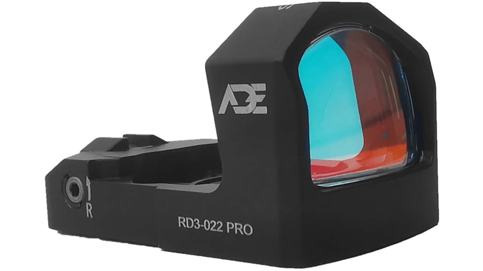 ADE Advanced Optics RD3-022 Pro Artemis Red Dot Sight With Multi-6-Reticle System, Multi-6 Reticle, CR1632, Black, RD3-022 Pro