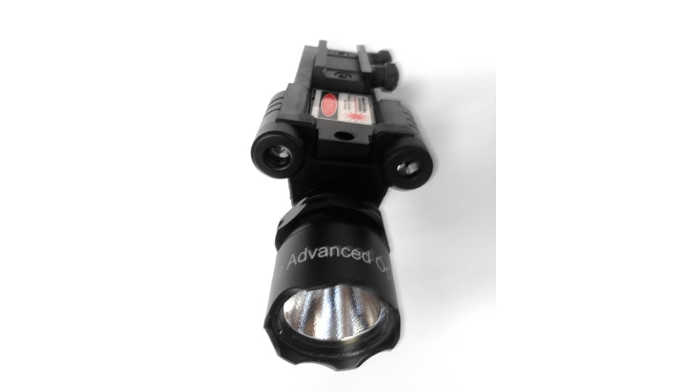 ADE Advanced Optics Dual Strobe Flashlight w/ Blue Laser Combo Sight, Black, HG23