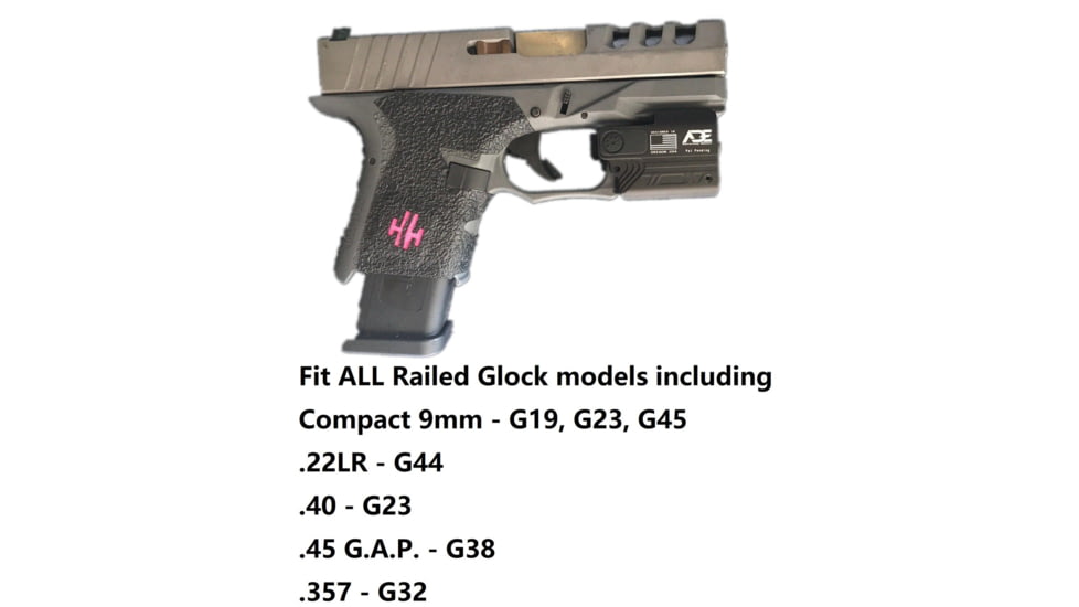 ADE Advanced Optics HG54G Plus 2 Full Metal Green Laser/Flashlight Sight, Springfield Hellcat OSP/PRO/Micro-Compact 9MM Pistol, Black, HG54 PLUS