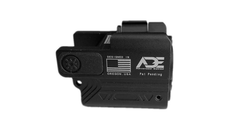 ADE Advanced Optics HG54G Plus 2 Full Metal Green Laser/Flashlight Sight, Springfield Hellcat OSP/PRO/Micro-Compact 9MM Pistol, Black, HG54 PLUS