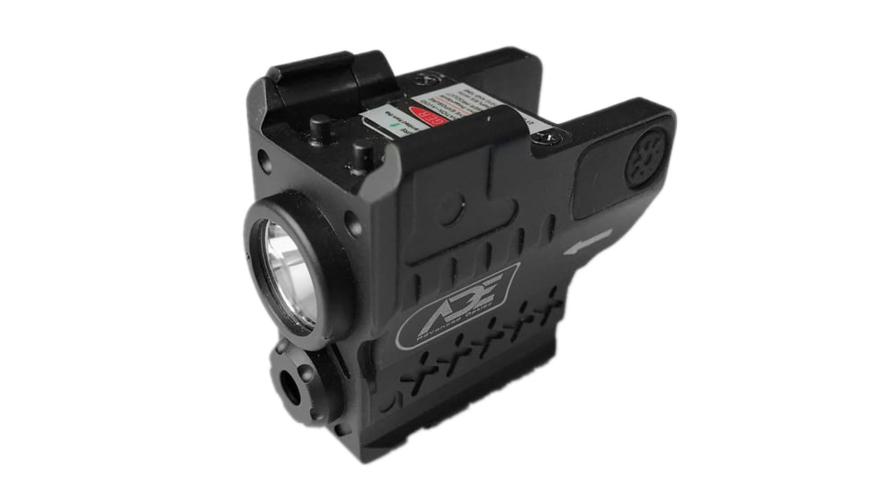 ADE Advanced Optics HG55-2 Green Laser Flashlight Sight, SW SD9VE, Ruger Security 9, HK P2000sk, Canik tp9sf, Springfield XD, Black, HG55
