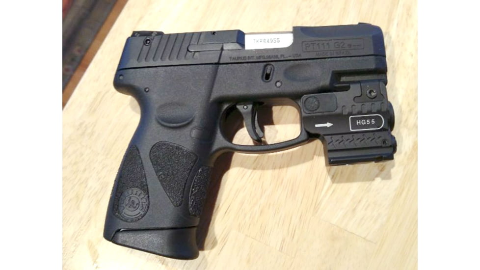 ADE Advanced Optics HG55-2 Green Laser Flashlight Sight, SW SD9VE, Ruger Security 9, HK P2000sk, Canik tp9sf, Springfield XD, Black, HG55