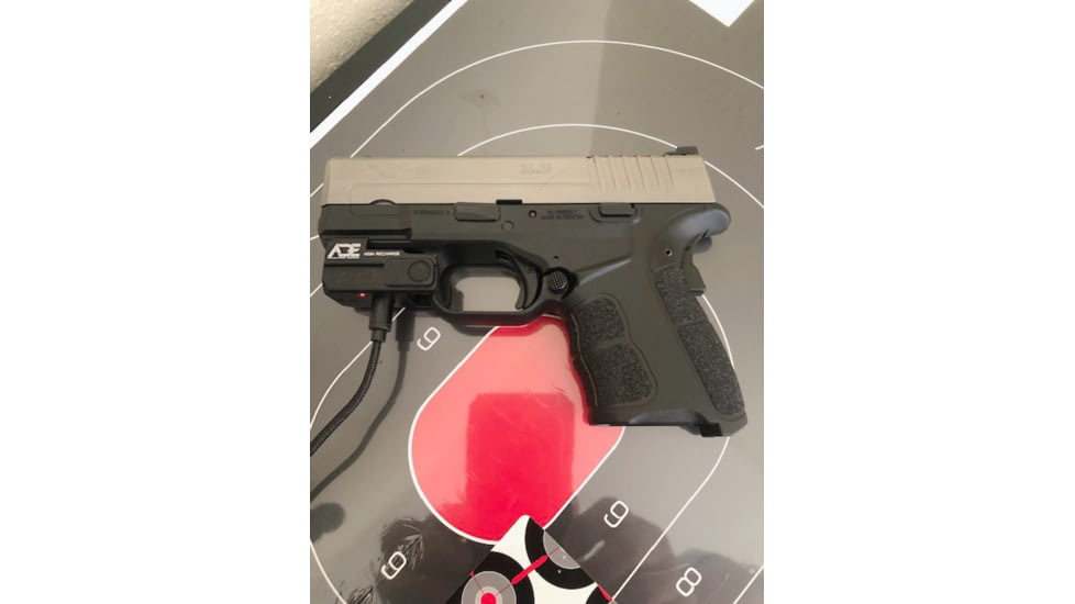 ADE Advanced Optics Mini Green Laser Sight, Glock/Ruger Security 9/HK P2000/Springfield XD/Taurus G2c/Canik/Sig Sauer P320/P365/P226, FDE, HG54 FDE