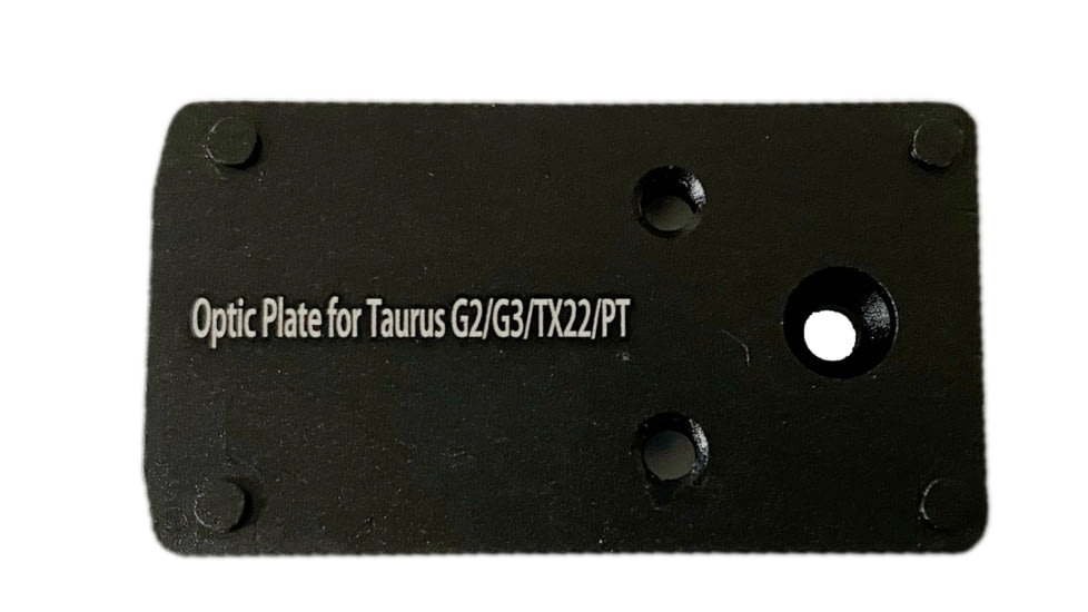 ADE Advanced Optics Optic Mount Plate, Taurus PT111 G2, Millennium G2, G2, G3 and TX22 to fit on Vortex Venom, burris fastfire, meopta, eotech mrds, docter, Insight Red Dot Reflex Sight, Black, Taurus G2 Plate
