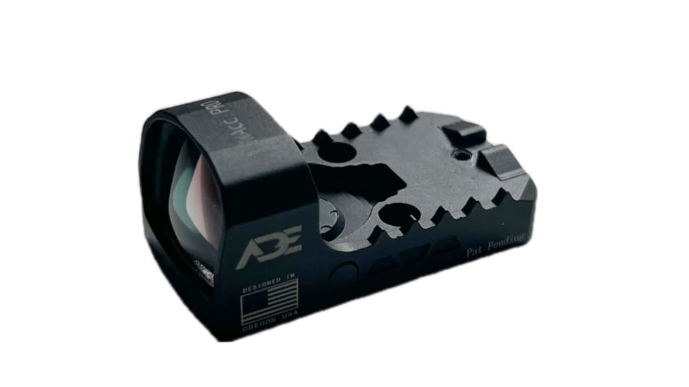 ADE Advanced Optics NUWAcc PRO Motion Awake 1x20mm Micro Green Dot Sight, 3 MOA Green Dot, Black, RD3-021cc Pro