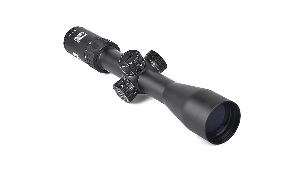 ADE Advanced Optics ProZoom 4-16x44mm Rifle Scope, 30mm Tube, Second Focal Plane, Mil Dot Reticle, Black, 4-16X44