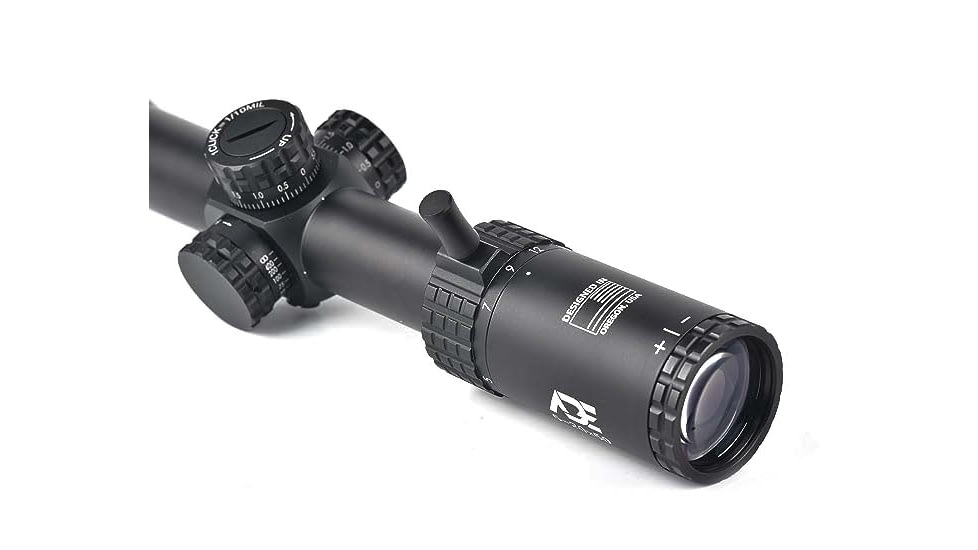 ADE Advanced Optics ProZoom 5-20x50mm Rifle Scope, 30mm Tube, Second Focal Plane, Mil Dot Reticle, Black, 5-20X50