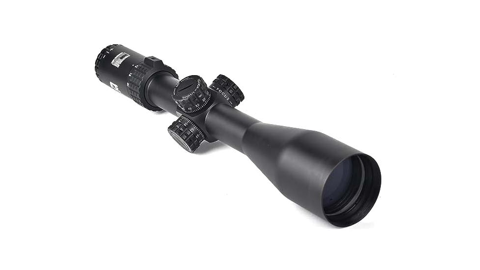 ADE Advanced Optics ProZoom 5-20x50mm Rifle Scope, 30mm Tube, Second Focal Plane, Mil Dot Reticle, Black, 5-20X50