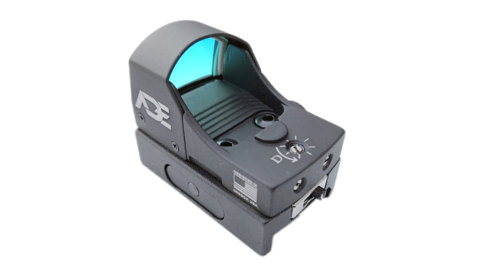 ADE Advanced Optics RD3-002 Tactical Micro Compact Reflex Red Dot Sight, 2 MOA, Black, RD3-002
