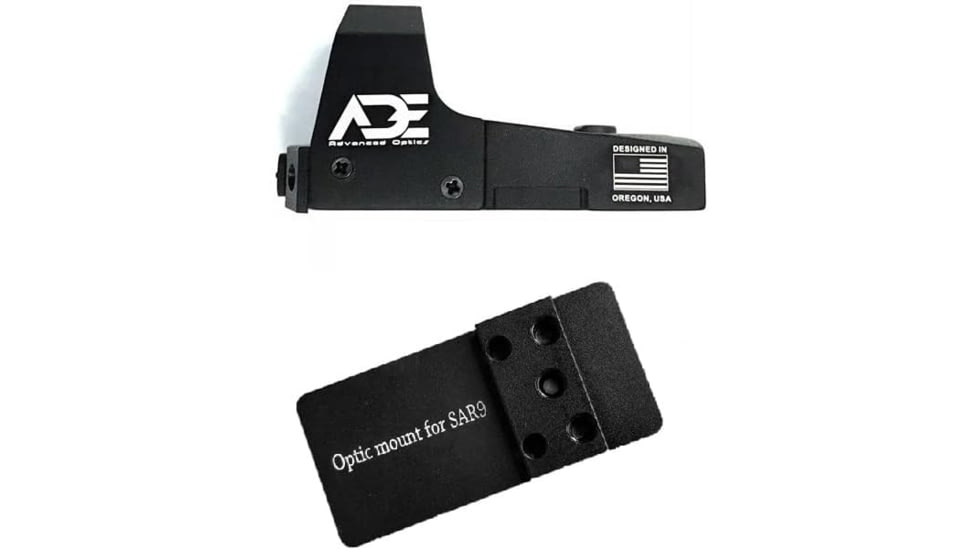 ADE Advanced Optics RD3-006 1x Reflex Green Dot Sight w/SAR9 Optic Mount Plate