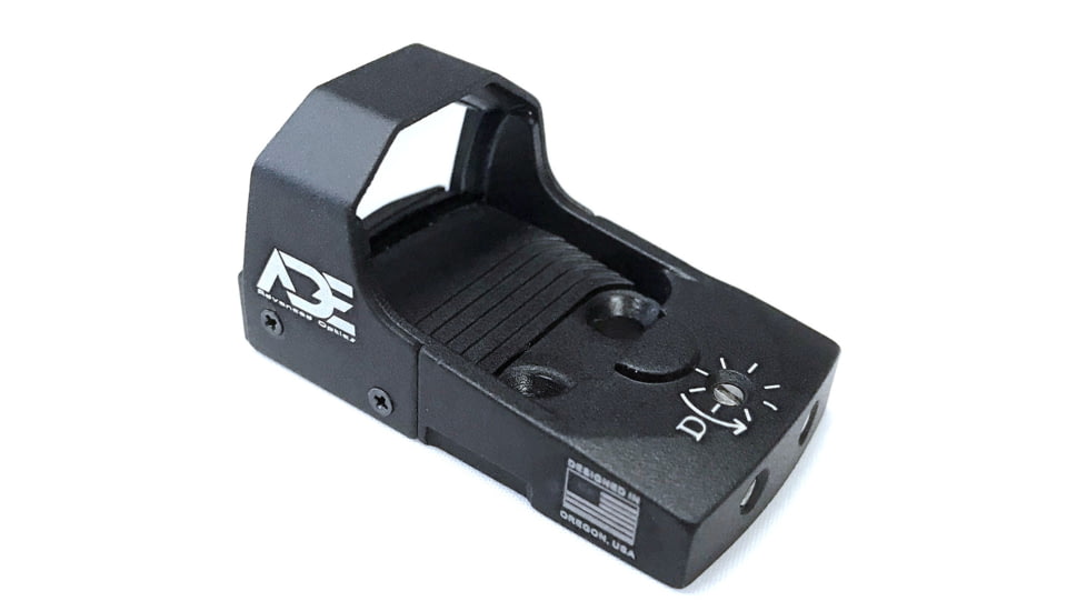 ADE Advanced Optics RD3-006B Mini Reflex Micro Green Dot Sight, 1x26mm, 3 MOA Reticle, Black, RD3-006B