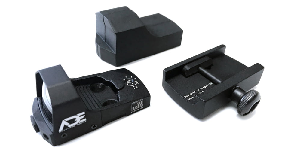 ADE Advanced Optics RD3-006B Mini Reflex Micro Green Dot Sight, 1x26mm, 3 MOA Reticle, Black, RD3-006B