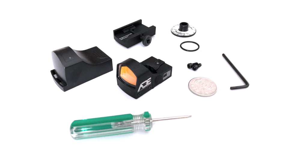 ADE Advanced Optics RD3-009-2 Red Dot Sights, 6 MOA, Black, RD3-009