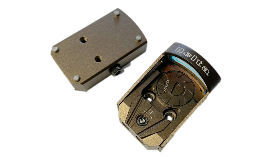 ADE Advanced Optics RD3-012 Delta Mini Reflex Red Dot Micro Sight, Dot Reticle, FDE, RD3-012S