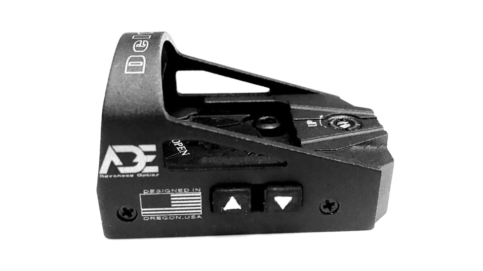 ADE Advanced Optics RD3-012 Mini Reflex Red Dot Micro Sight, 6 MOA Reticle, Black, RD3-012