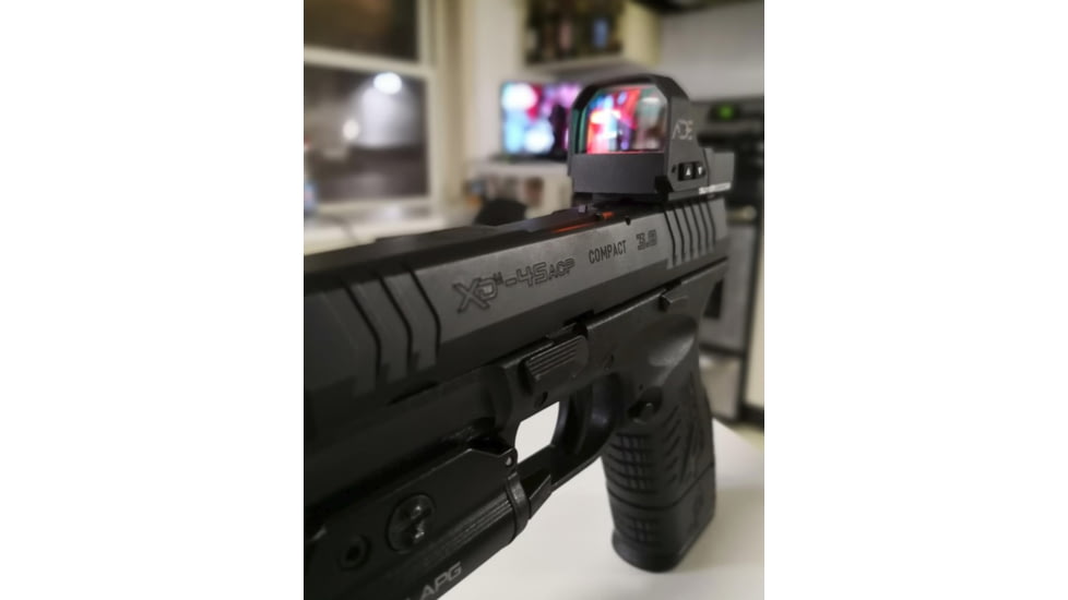 ADE Advanced Optics RD3-015 Micro Mini Reflex Red Dot Sight, 4 MOA Reticle, Black, RD3-015