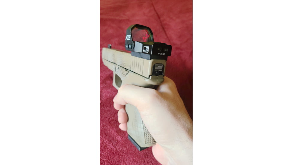 ADE Advanced Optics RD3-015 Micro Mini Reflex Red Dot Sight, 4 MOA Reticle, Black, RD3-015