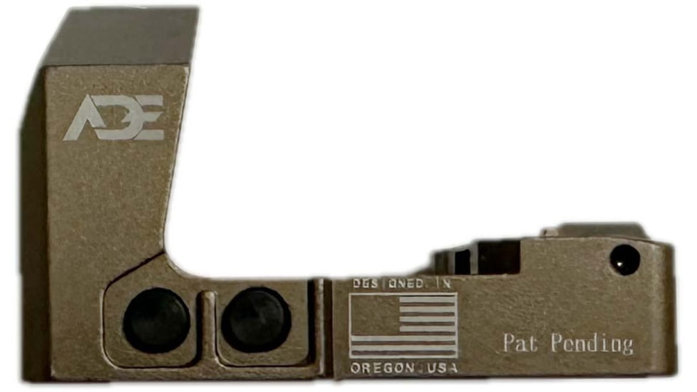 ADE Advanced Optics RD3-022 Pro Artemis Red Dot Sight With Multi-6-Reticle System, FDE, RD3-022 Pro FDE Trumpet Red